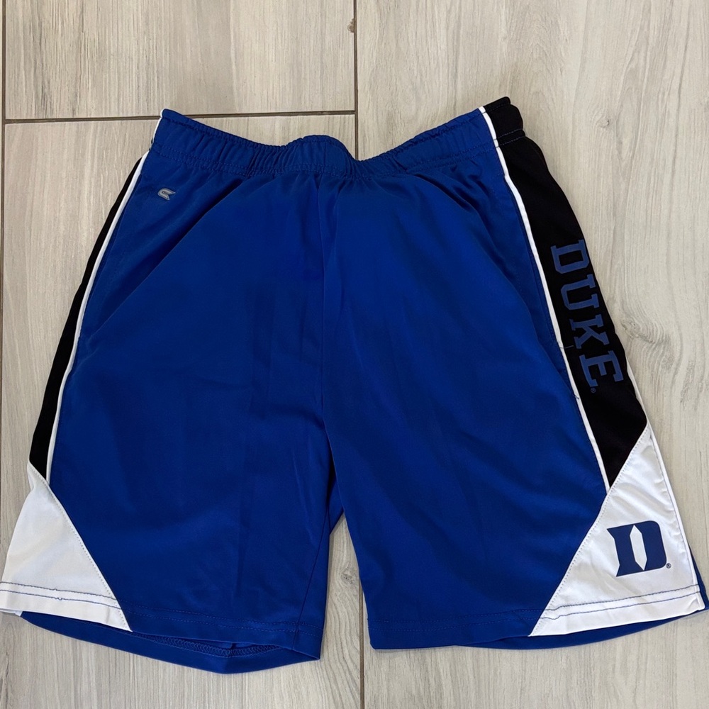Colosseum Blue and Black Duke Kids Athletic Shorts